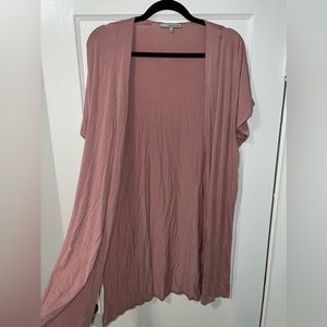 Mauve Short Sleeve Kimono